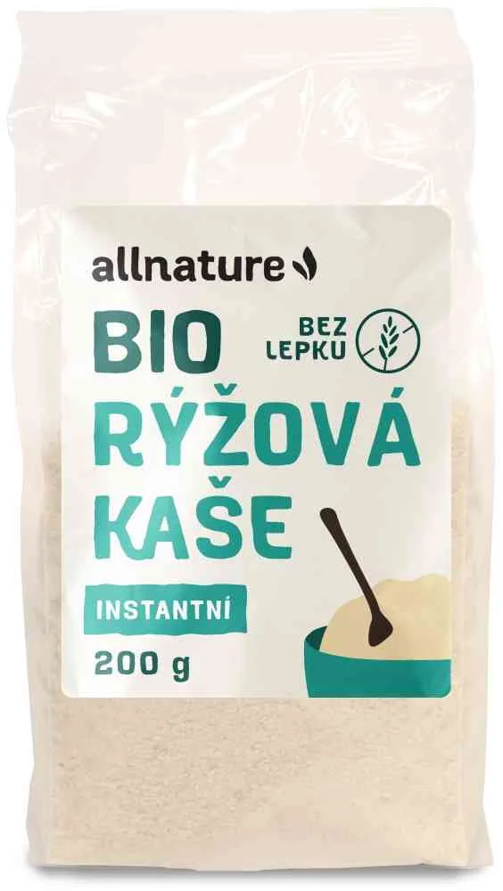 Allnature Bezlepková Ryžová kaša instantná BIO