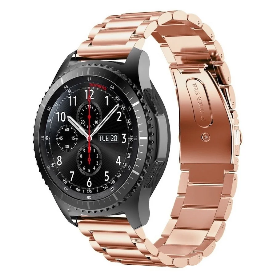 BStrap Stainless Steel remienok na Xiaomi Watch S1 Active rose gold