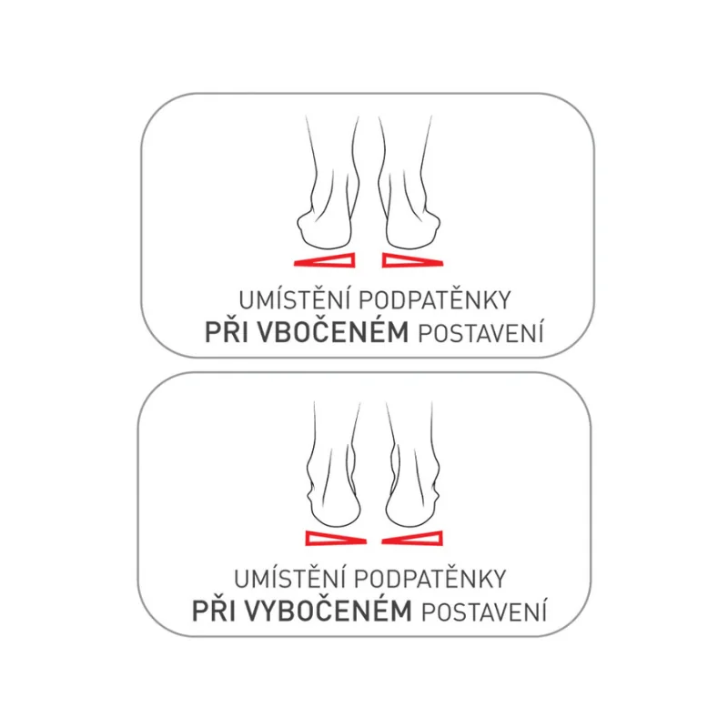 Podpätenky asymetrické - 43 - 46 43 - 46