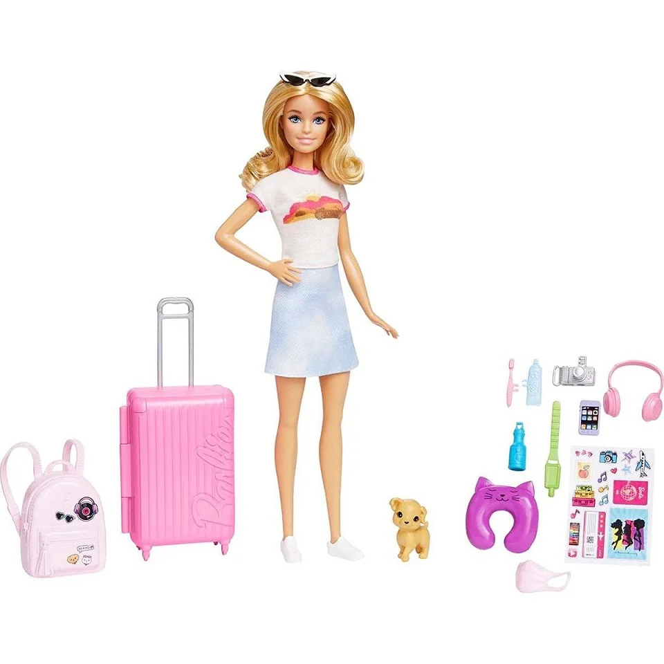 Mattel Barbie Cestovateľka s doplnkami