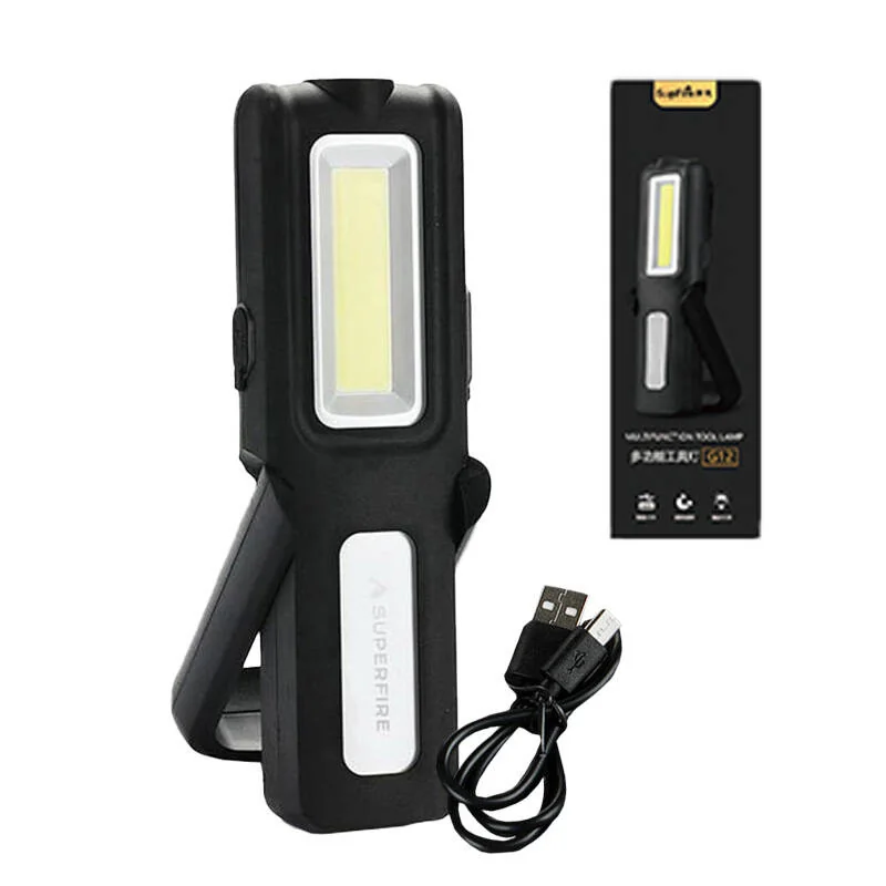 Superfire G12 LED baterka + powerbank 566lm, čierna 