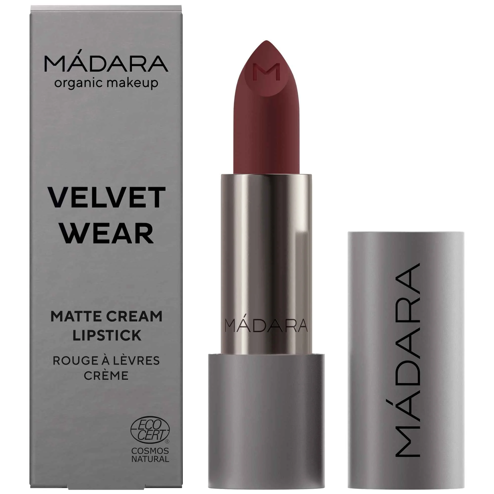 MÁDARA VELVET WEAR Matný krémovy rúž Dark Nude 3.8g