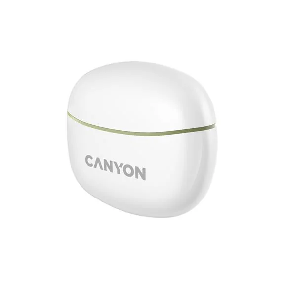 Canyon TWS-5, True Wireless Bluetooth slúchadlá do uší, nabíjacia stanica v kazete, zelené 1×1 ks, slúchadlá