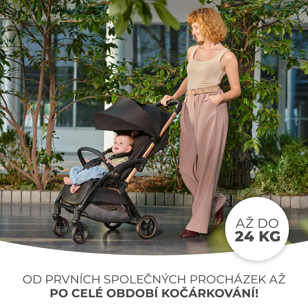 KINDERKRAFT Kočík športový Apino Duno beige 1×1 ks, športový kočík