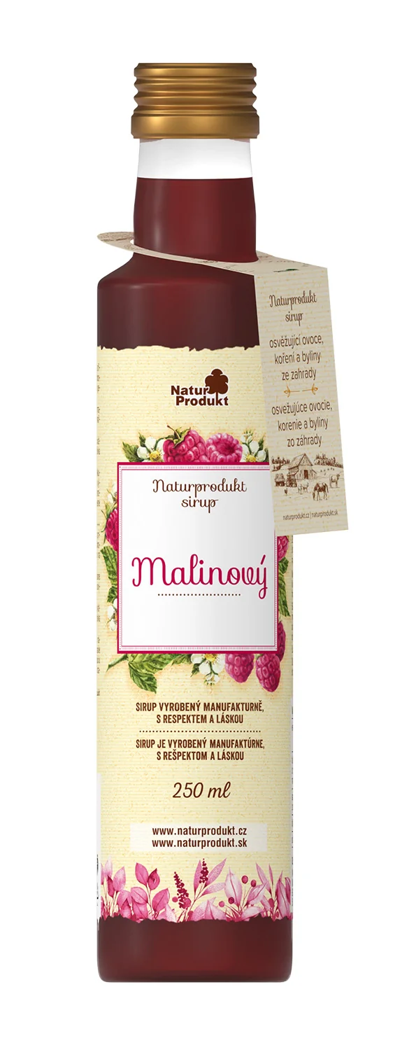 Naturprodukt sirup Malinový