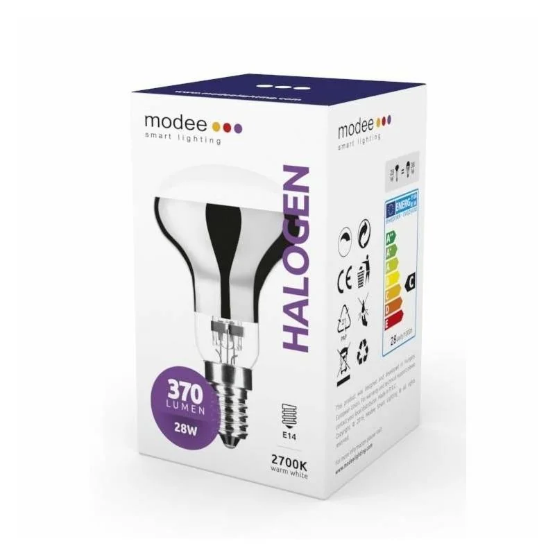 Modee Halogen žiarovka E14 28W teplá biela (ML-HR5028WE14) 