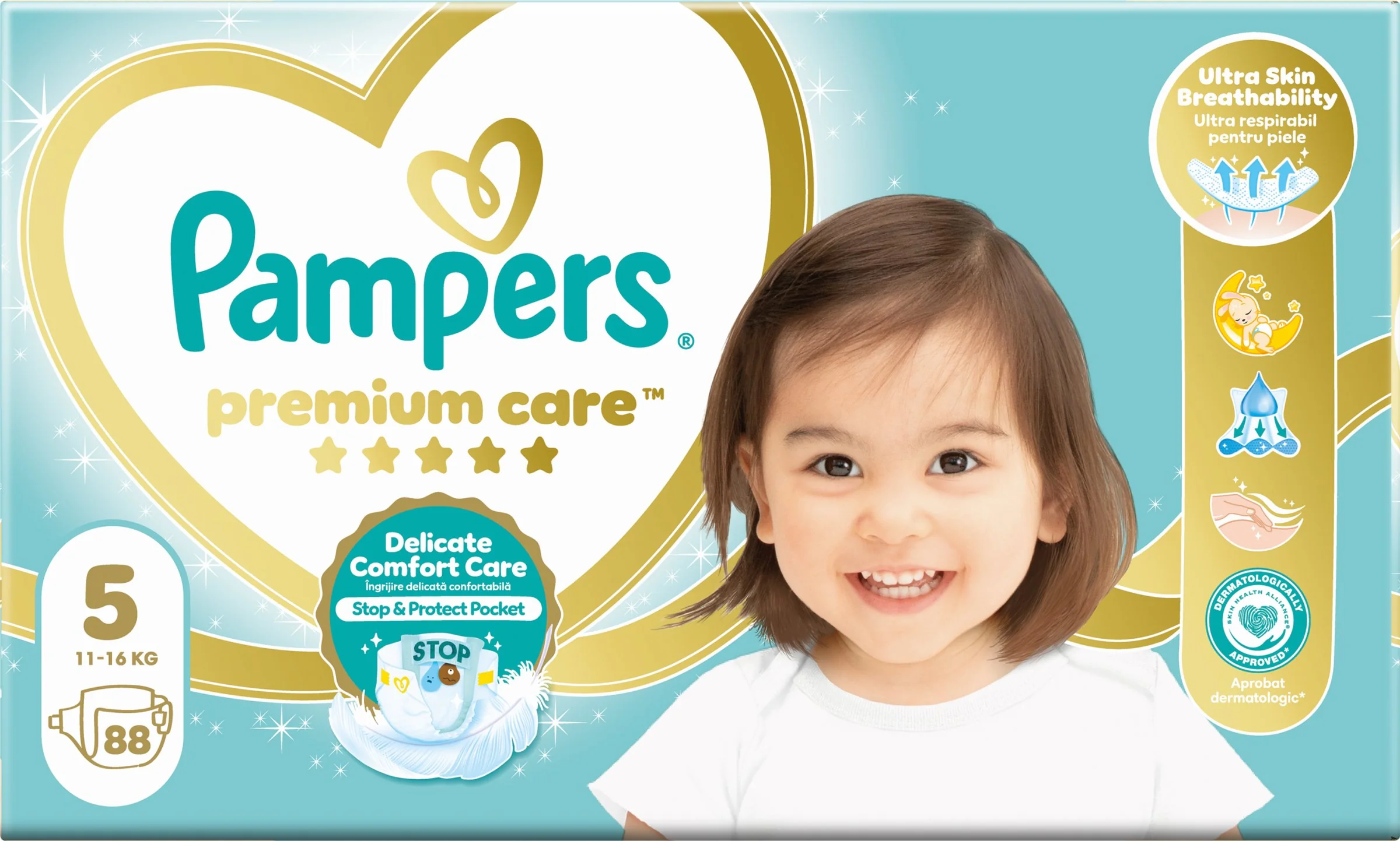 Pampers Premium Care 5 Junior (11-16kg) Jumbo Pack