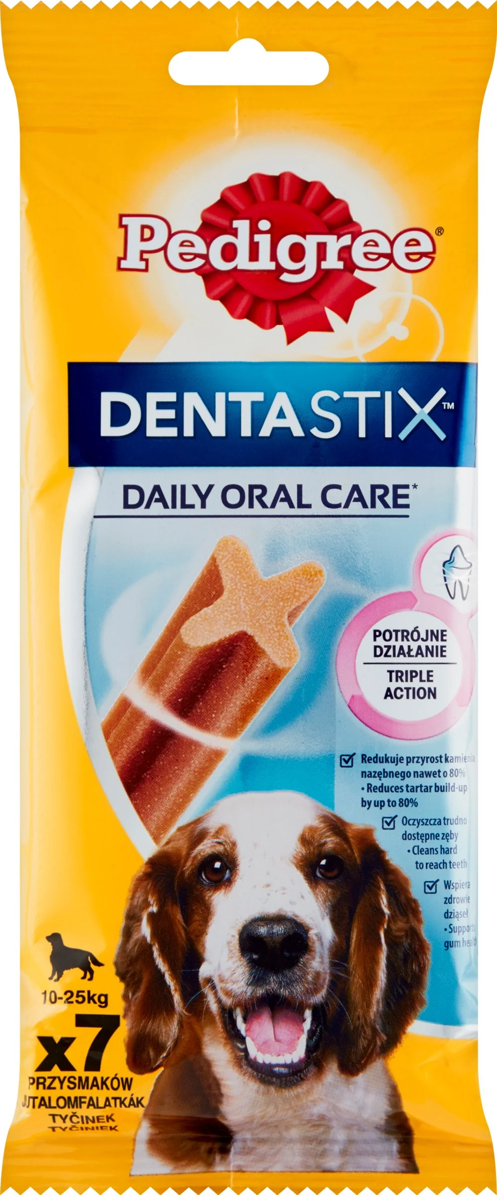 PEDIGREE pochúťka DentaStix Medium 7pack 1×7 ks, pochúťka pre psy