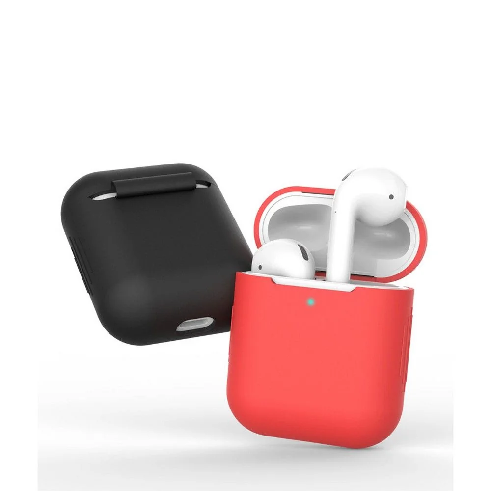 Tech-Protect Icon puzdro na Apple AirPods 1/2, čierne 