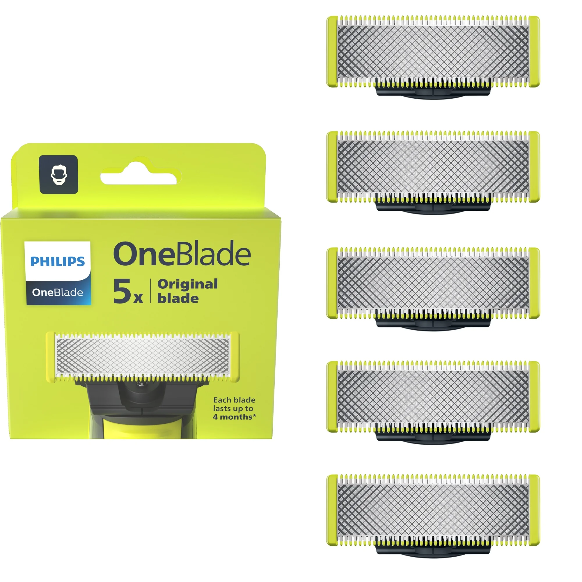 Philips OneBlade QP250/50 Výmenné čepele 1×5 ks, výmenné čepele