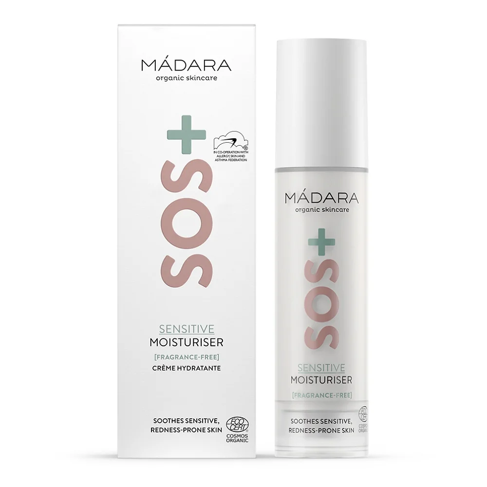 MÁDARA SOS+ SENSITIVE Hydratačný krém 1×50ml, hydratačný krém