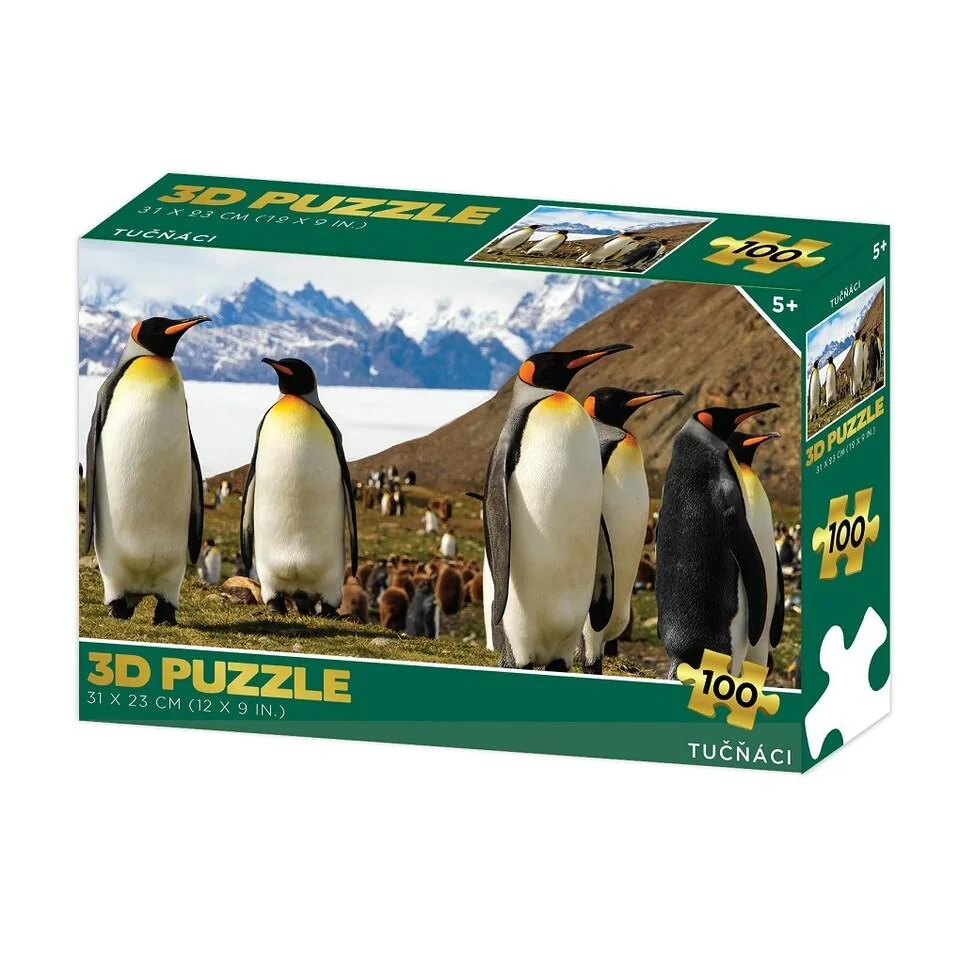 Puzzle 3D Tučniak 100 dielikov