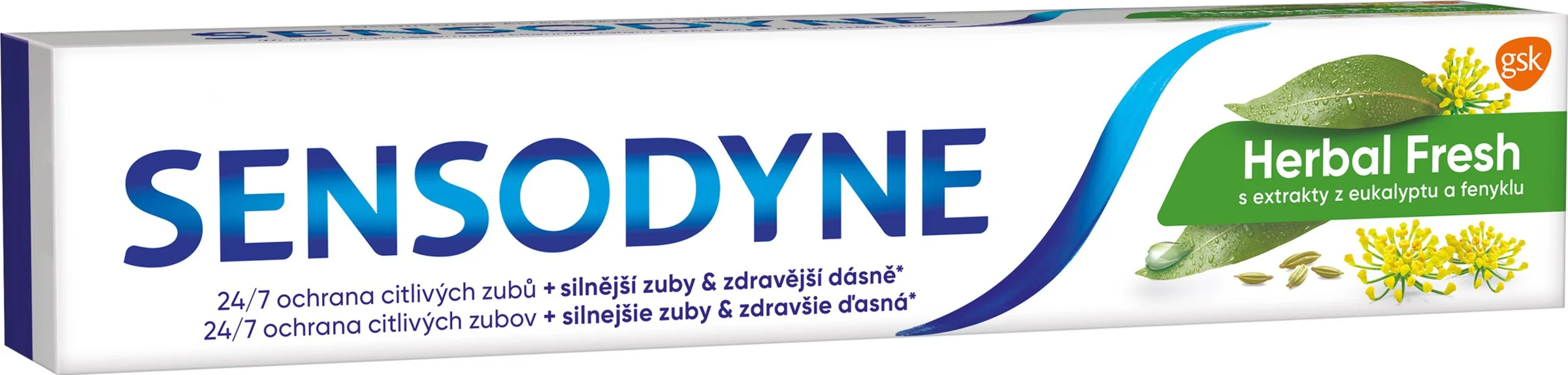 SENSODYNE Herbal Fresh 1×75 ml, zubná pasta