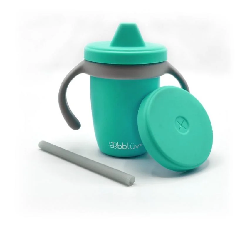 BBLÜV - Küp Sippy Cup Silikónový pohárik Aqua 