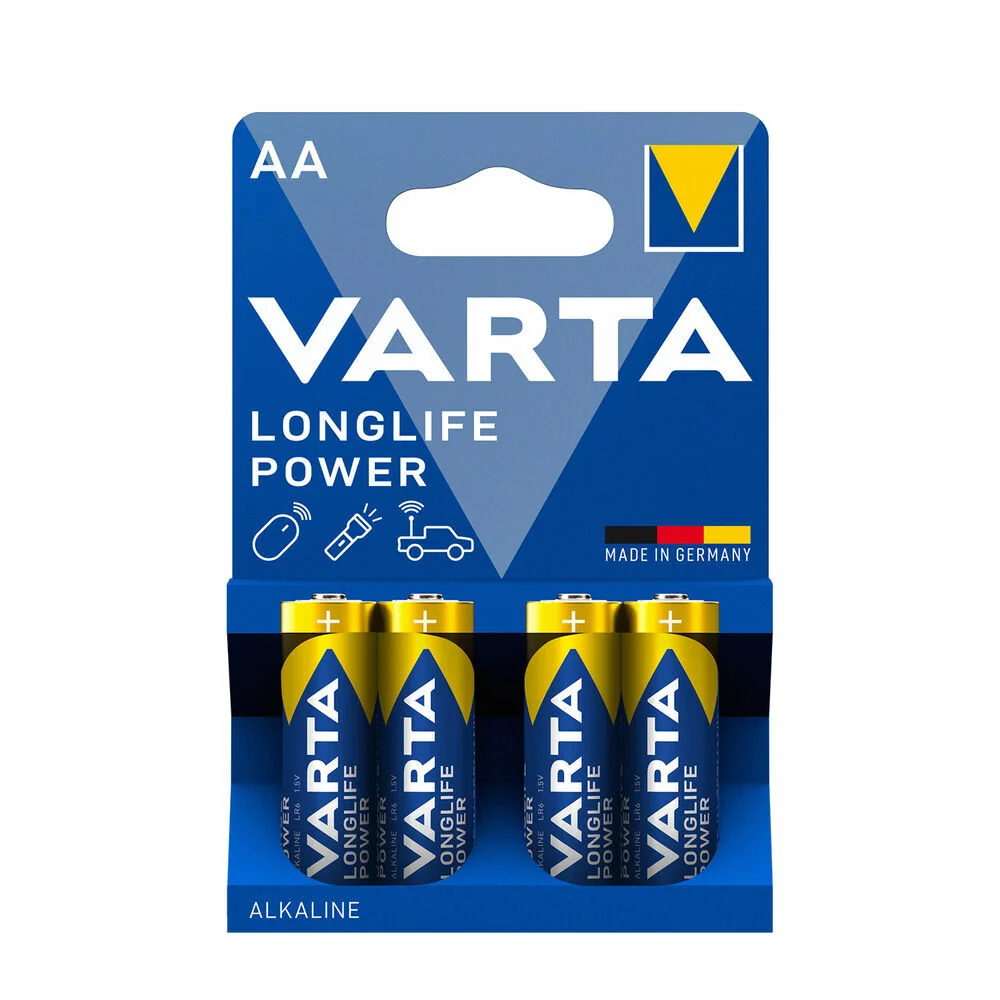 Varta Longlife Power alkalická tužková batéria AA 4ks