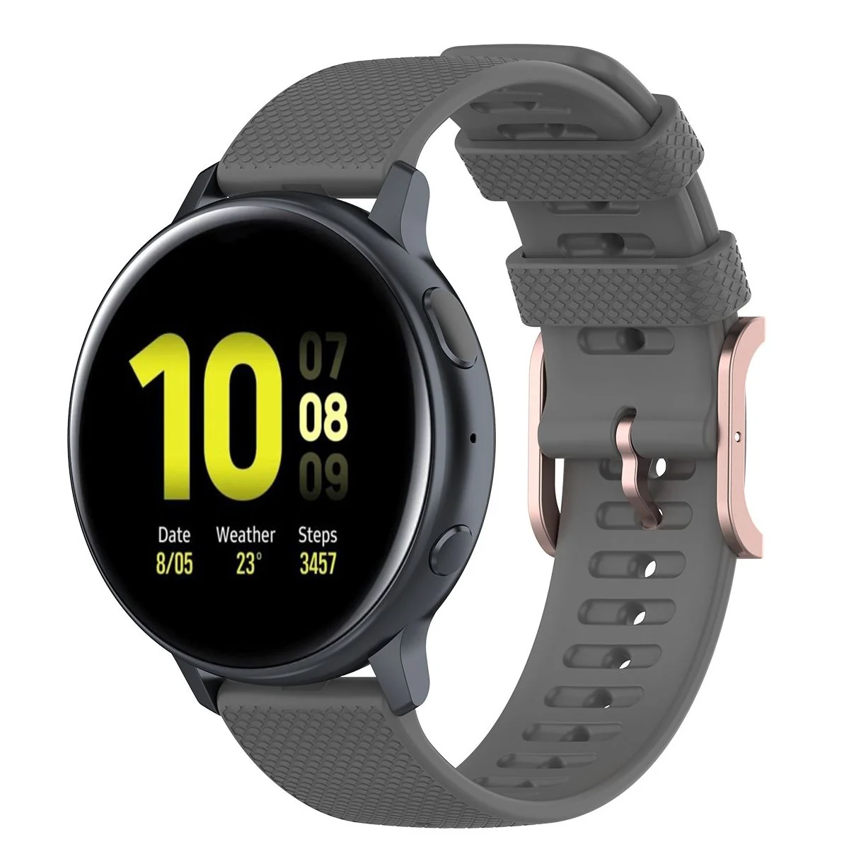 BStrap Silicone Rain remienok na Huawei Watch GT/GT2 46mm dark gray