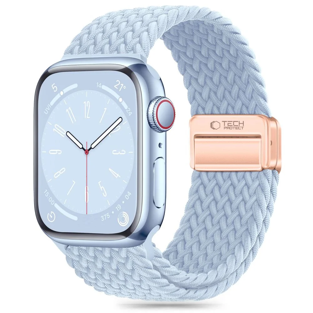 Tech-Protect Nylon Mag remienok na Apple Watch 42/44/45/49mm baby blue