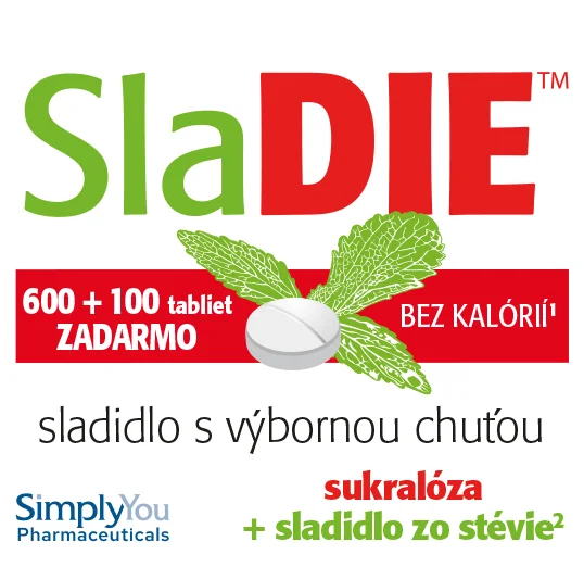 SlaDIE sladidlo 600+100 tbl