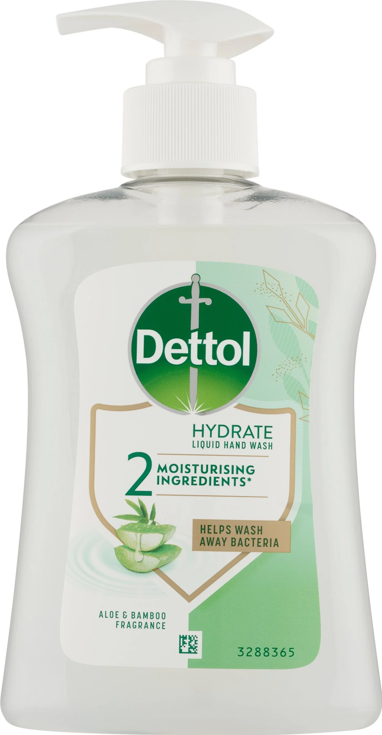 Dettol tekuté mydlo Aloe Vera a vitamín E 1×250 ml, Aloe Vera a Vitamín E