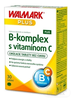 WALMARK B-komplex PLUS s vitamínom C