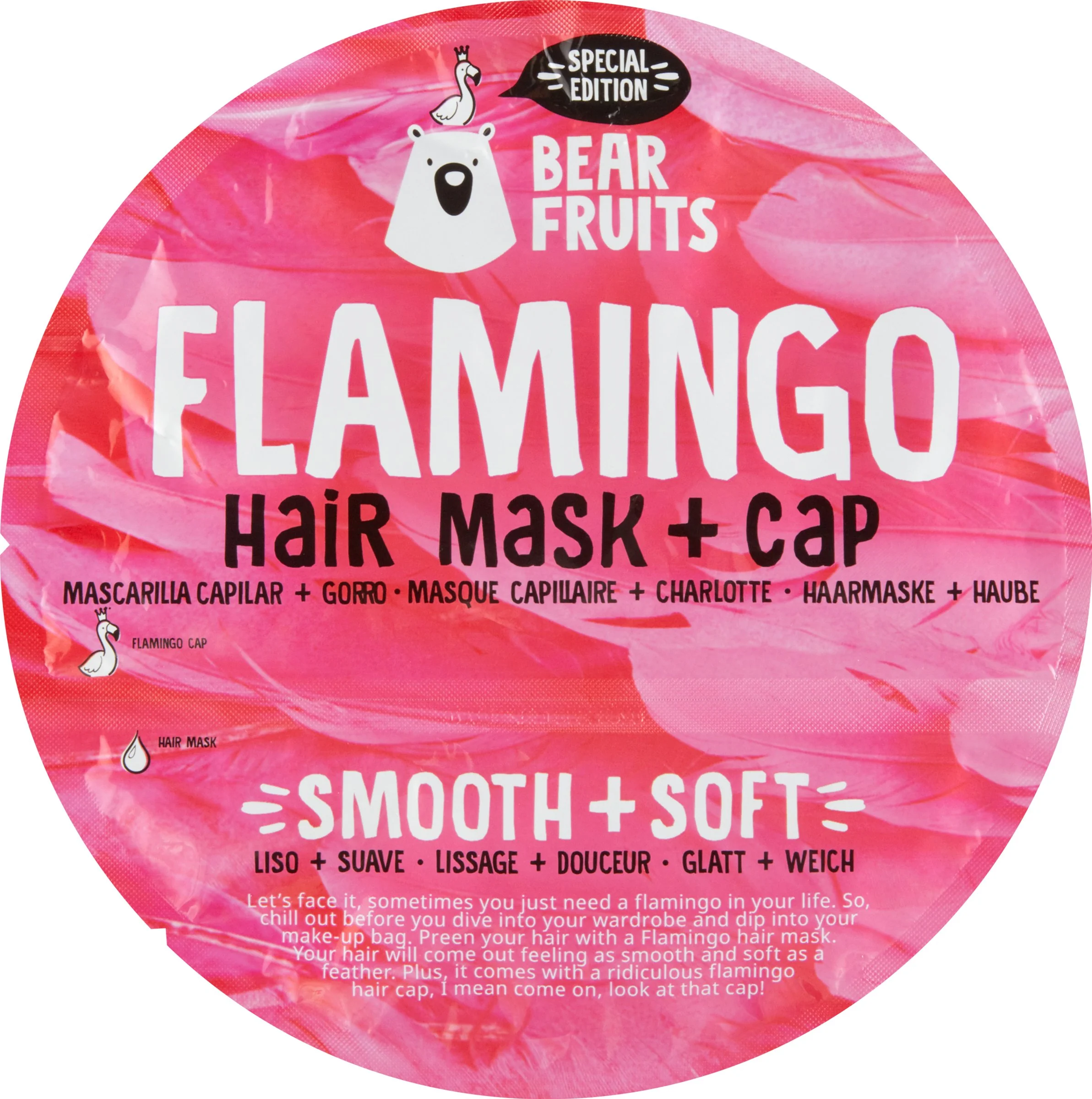 Bear Fruits Maska 20ml Flamingo 1×20ml, mask na vlasy