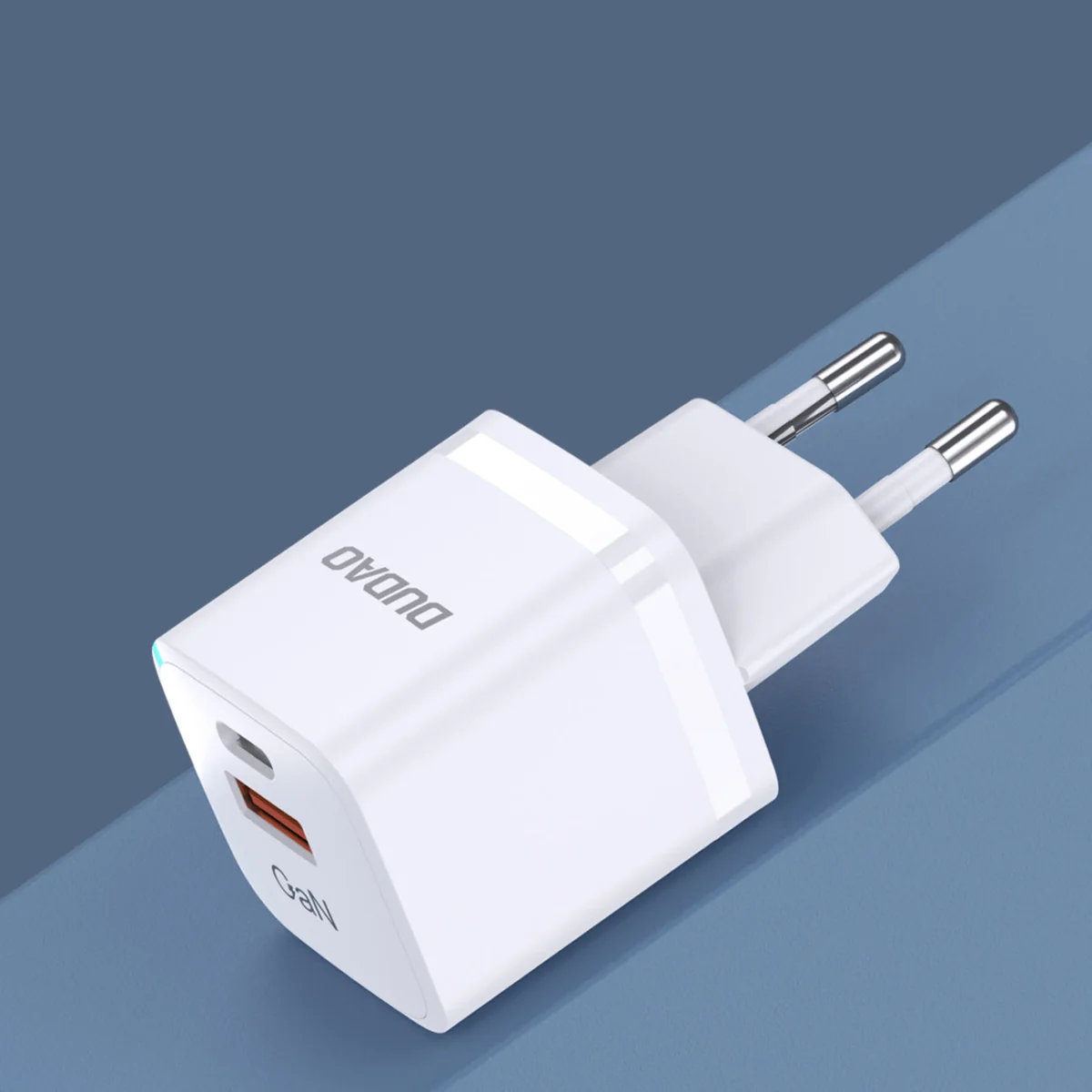 Dudao A13Pro GaN sieťová nabíjačka 33W USB-C / USB, biela 