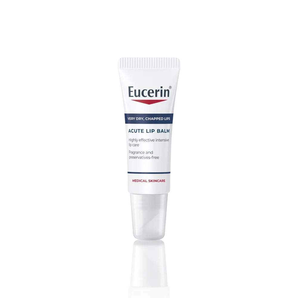 Eucerin ACUTE LIP BALM balzam na pery 1×10 ml, extrémne suché pery