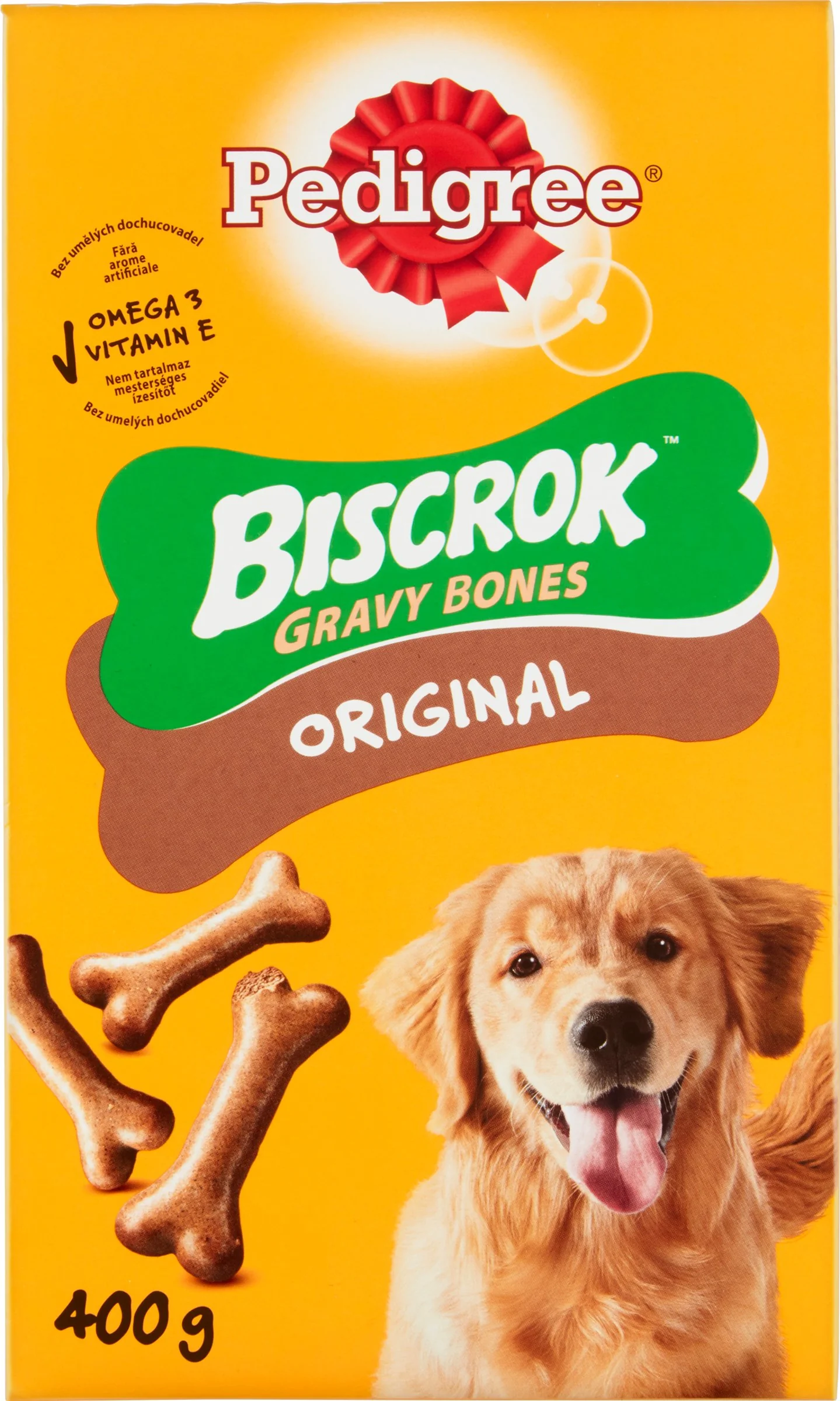 PEDIGREE pochúťKa Biscrok Gravy bones 400g 1×400 g, pochúťka pre psy