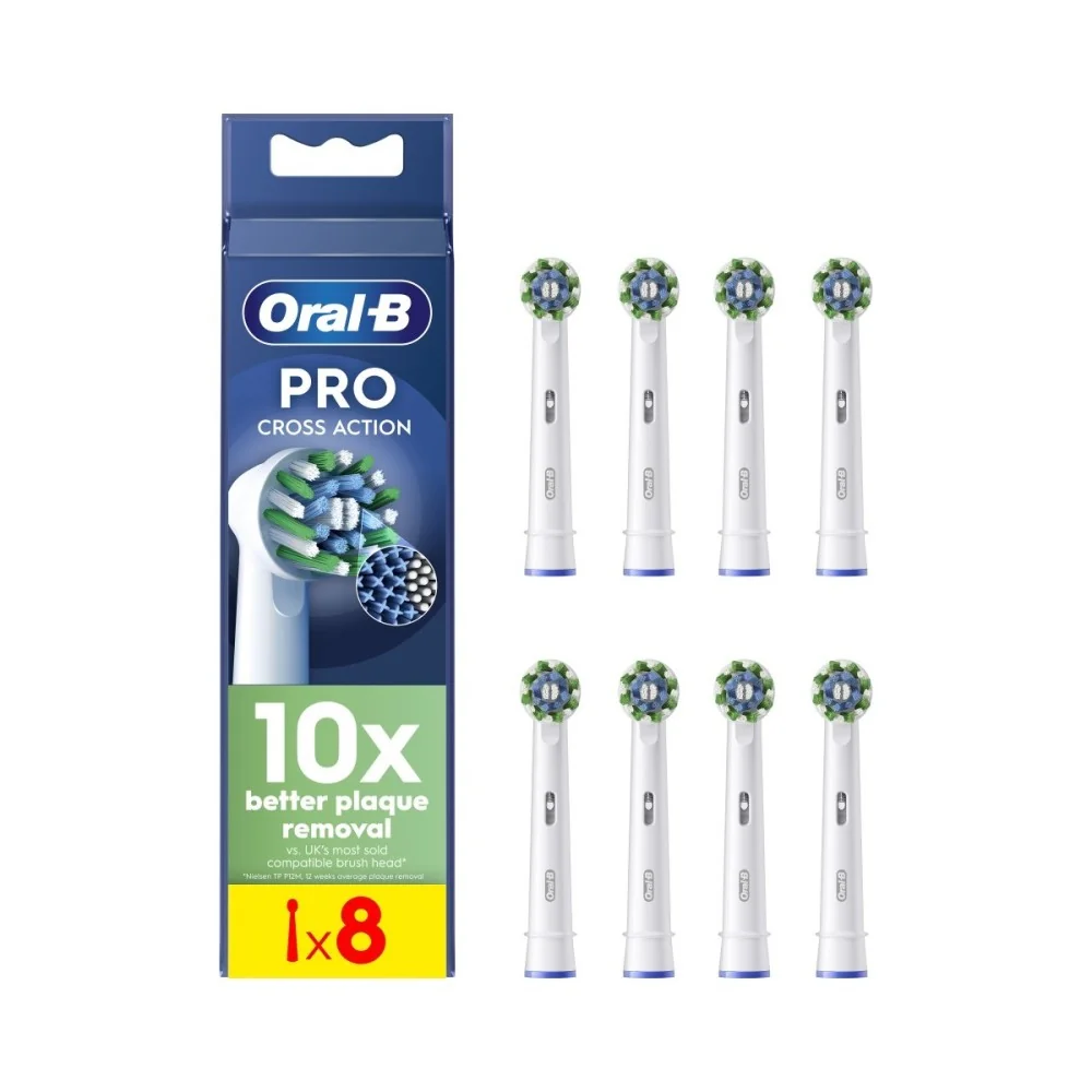 Oral-B Pro Cross Action čistiace hlavice 1×8 ks, náhradné hlavice