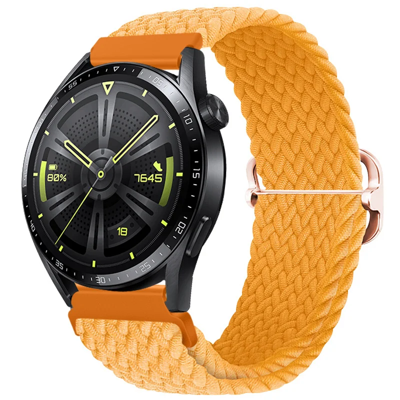 BStrap Elastic Nylon remienok na Xiaomi Amazfit GTS orange