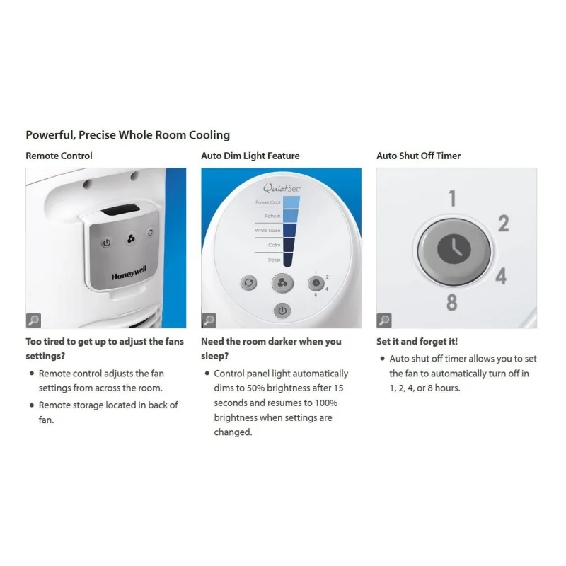 Honeywell HYF 260E Stĺpový ventilátor s osciláciou 