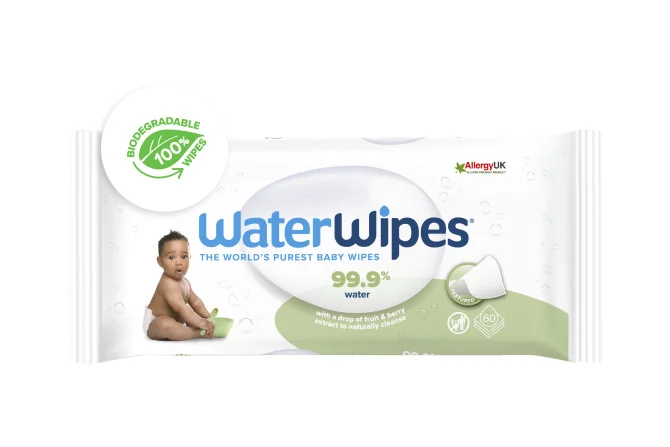 WATERWIPES obrúsky Vlhčené bez obsahu plastov Soapberry 60 ks