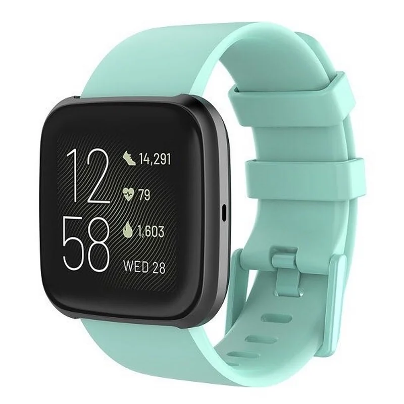 BStrap Silicone (Large) remienok na Fitbit Versa / Versa 2 light teal