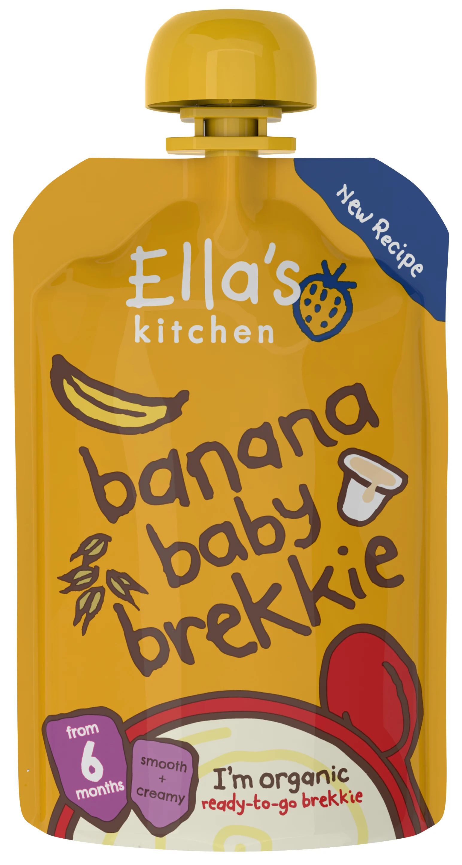 Ella's Kitchen BIO Raňajky banán a jogurt 1×100 g, detská výživa