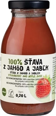 Zdravo 100% JAHODOVO-JABLKOVÁ ŠŤAVA