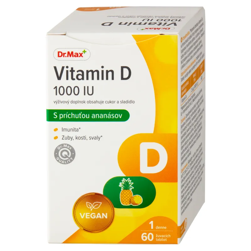 Dr. Max Vitamín D 1000 IU 1×60 tbl
