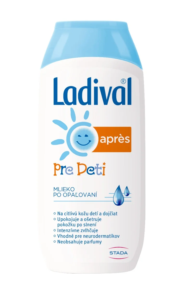 LADIVAL Après Pre deti gél 1×200 ml, gél po opaľovaní