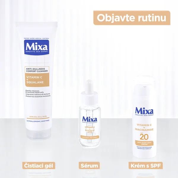 Mixa čistiaci gél na mdlú pleť 1×150 ml, čistiaci gél