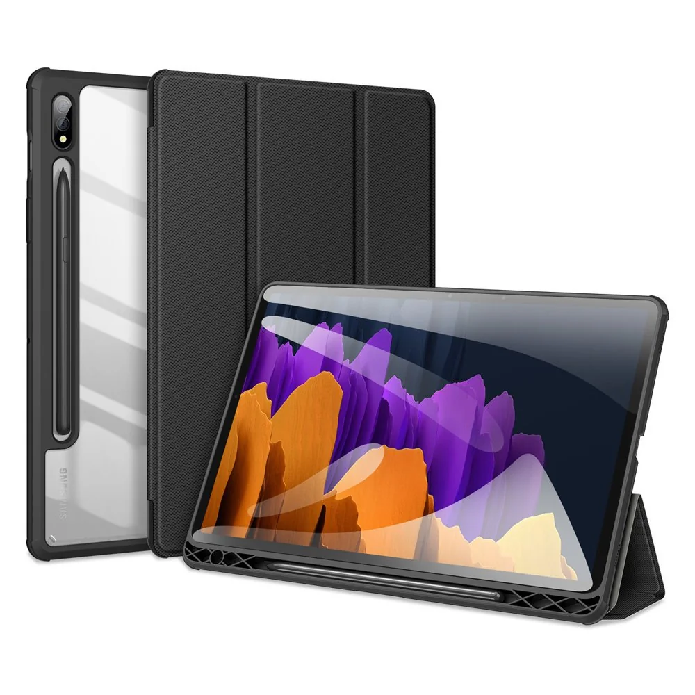 DUX DUCIS Toby Series puzdro na Samsung Galaxy Tab S7 / Tab S8 11'', čierne