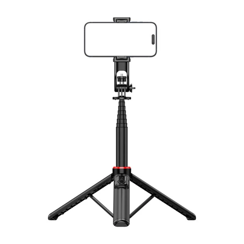 MG Tripod Bluetooth selfie tyč 1.3m, čierna 