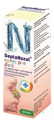 Septanazal sprej pre deti