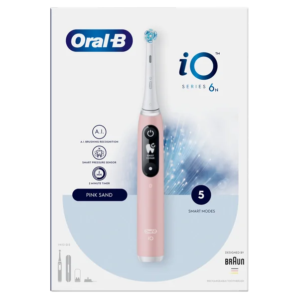 Oral-B iO Series 6 Pink Elektrická zubná kefka