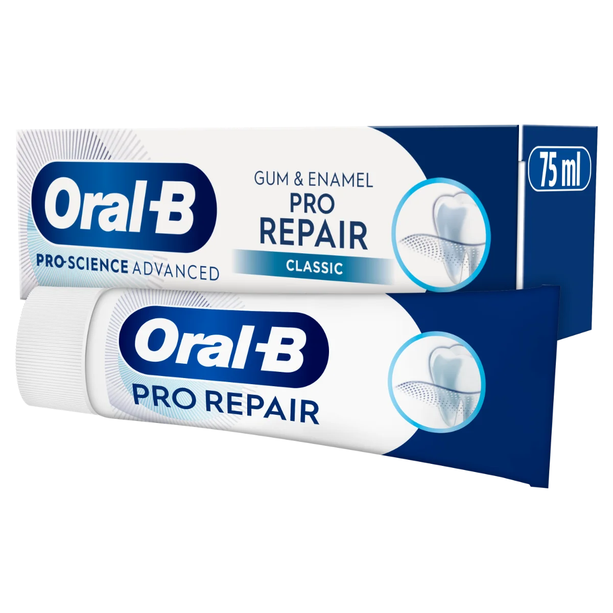 ORAL-B Pro-Science Advanced Gums Enamel Pro-Repair zubná pasta75 ml 1×75 ml, zubná pasta