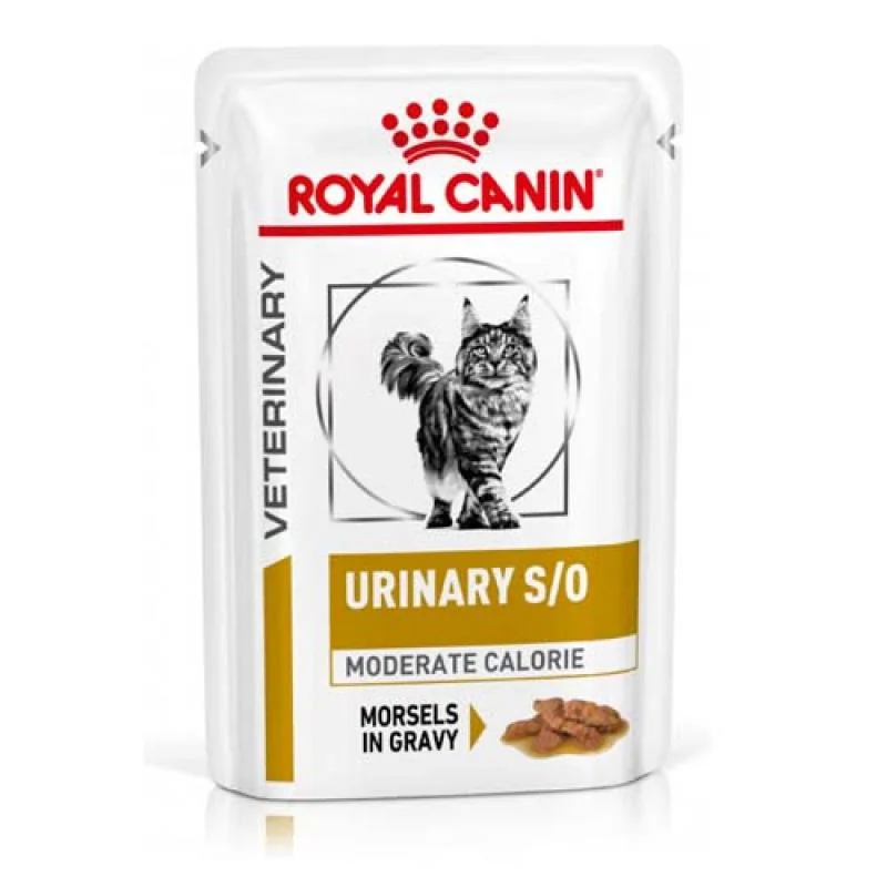 ROYAL CANIN VHN CAT URINARY S/O MODERATE CALORIE 85g kapsička pre mačky s ochorením močových ciest a tvorbou urátov