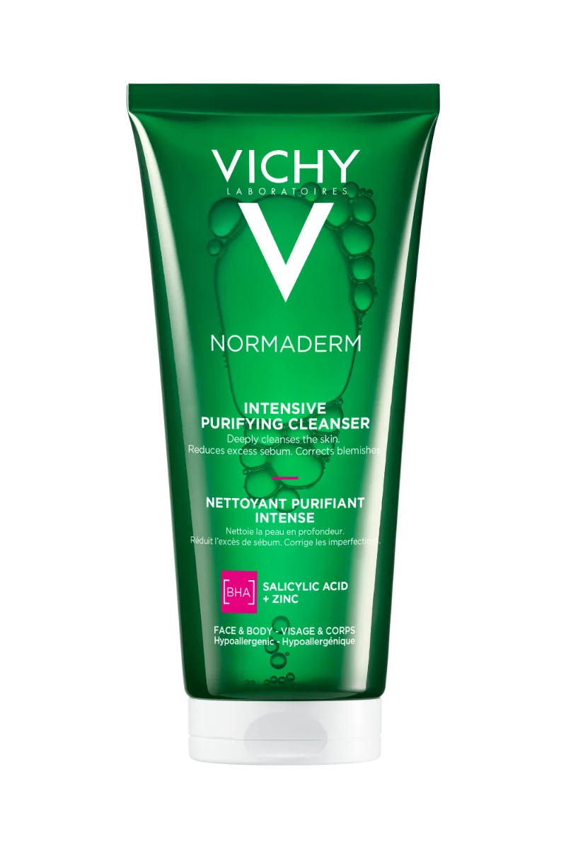 VICHY Normaderm Phytosolution Intenzívny čistiaci gél pre pleť so sklonom k akné 200 ml