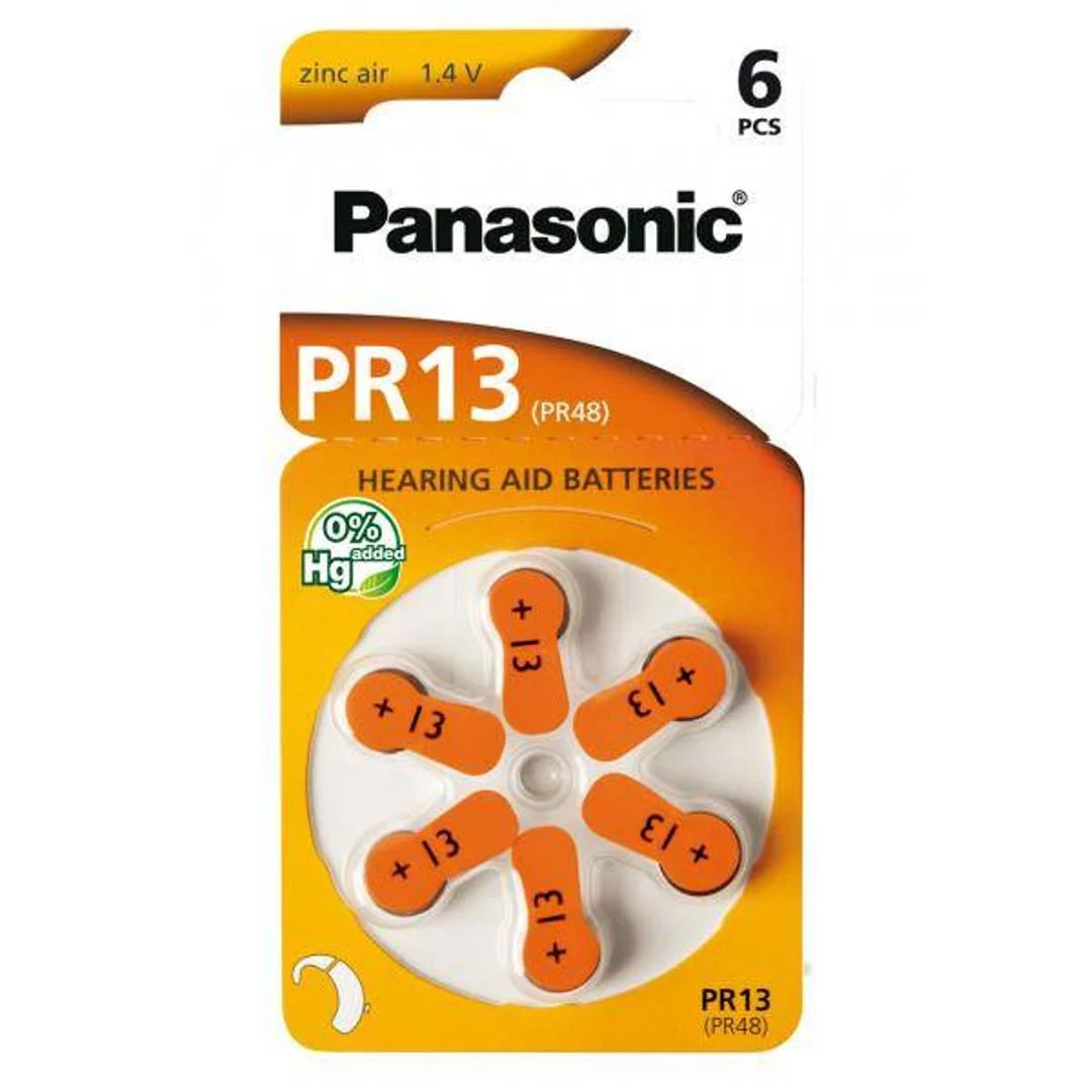 PANASONIC PR13 batérie 6ks