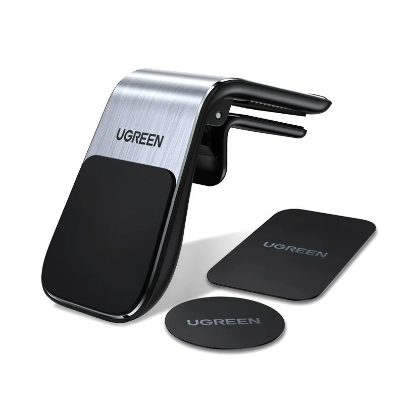 Ugreen LP290 magnetický držiak na mobil do auta, strieborný 