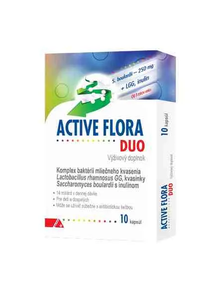 Active Flora DUO 1×10 cps, výživový doplnok