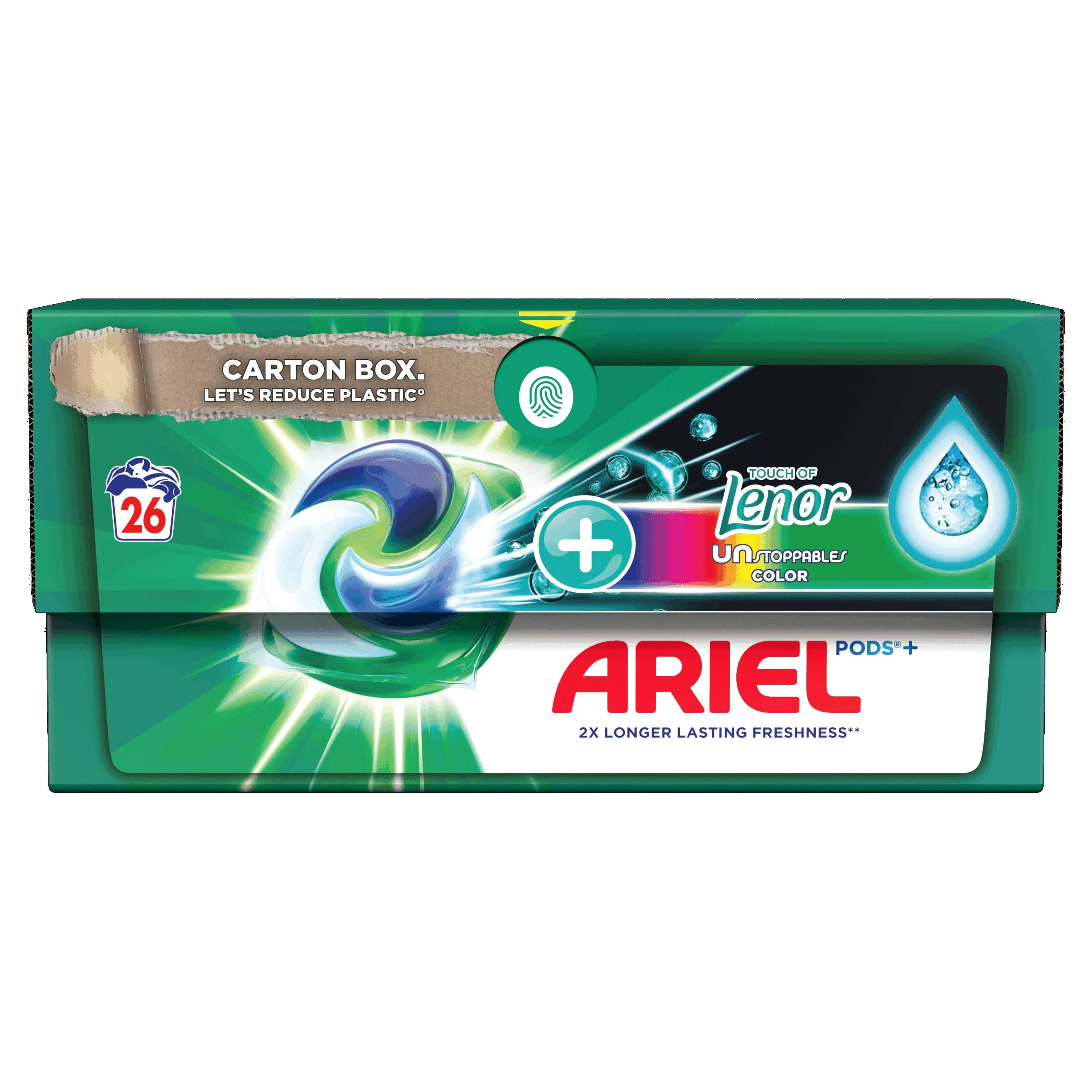 Ariel All-in-1 PODS Lenor Unstoppables, Gélové Kapsuly Na Pranie, 26 Praní