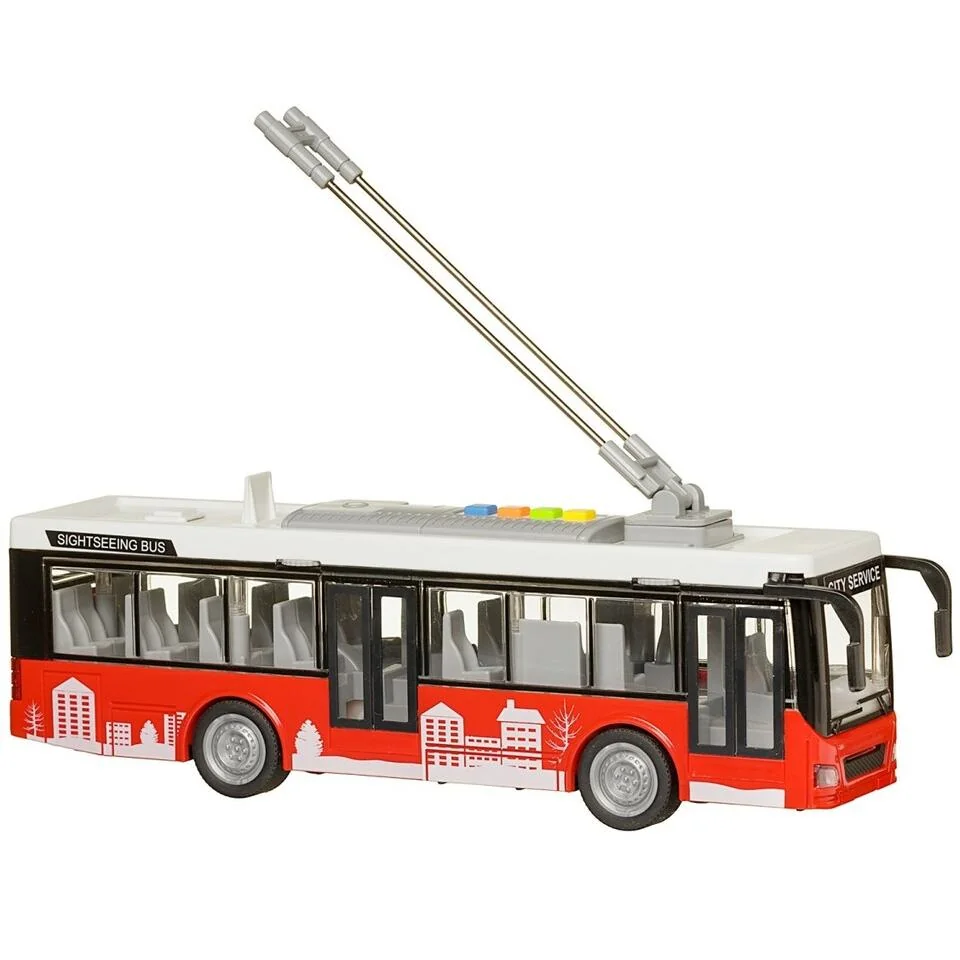 Mestský trolejbus CITY s efektmi 27cm 